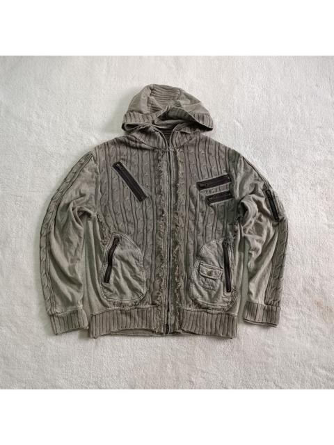 Other Designers Japanese Brand BEAMS Full Zip Multipocket Hoodie Jacket