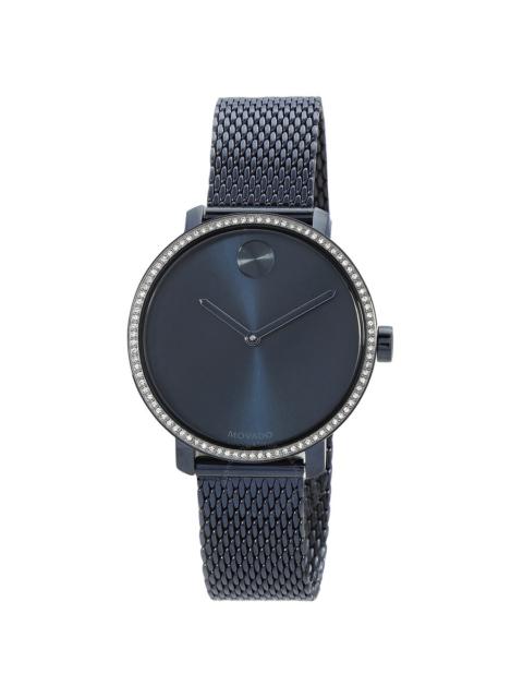 Other Designers Movado Bold Quartz Blue Dial Ladies Watch 3600780