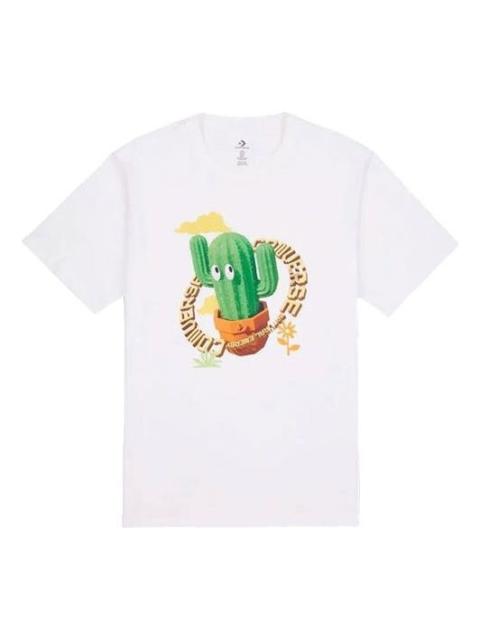 Converse Converse Animated Cactus Graphic Tee 'White' 10023995-A01