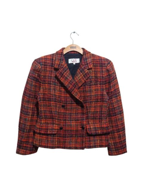 Dior Vintage Archive 80s Dior Two Blazer Tweed double-breasted