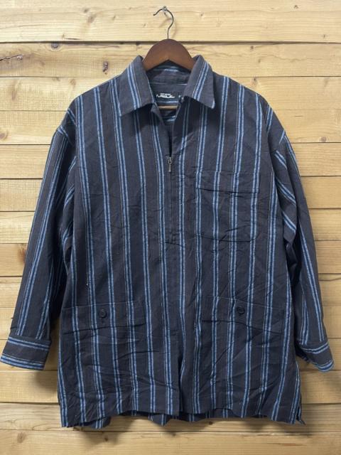 Other Designers Vintage issey miyake permanente zipper shirt