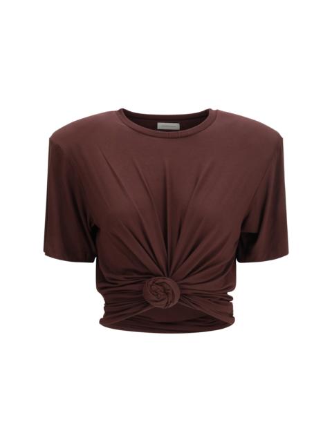 MAGDA BUTRYM Magda Butrym Women Re26 T Shirt 01 Brown