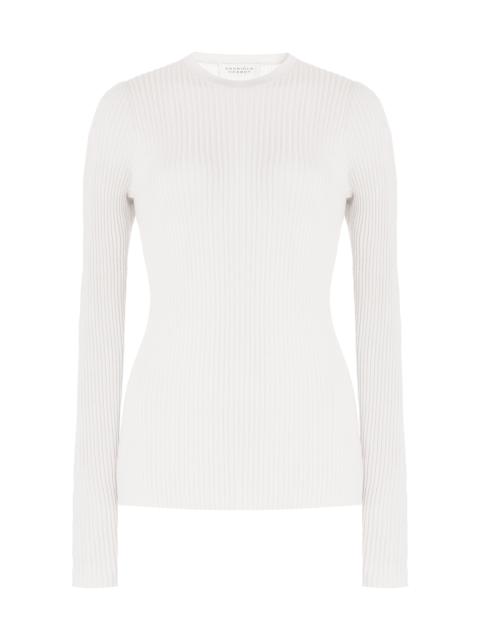 GABRIELA HEARST Browning Knit in Ivory Silk Cashmere