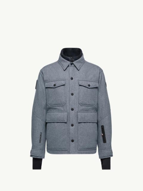 Moncler Grenoble Antuco Wool Down Shirt Jacket