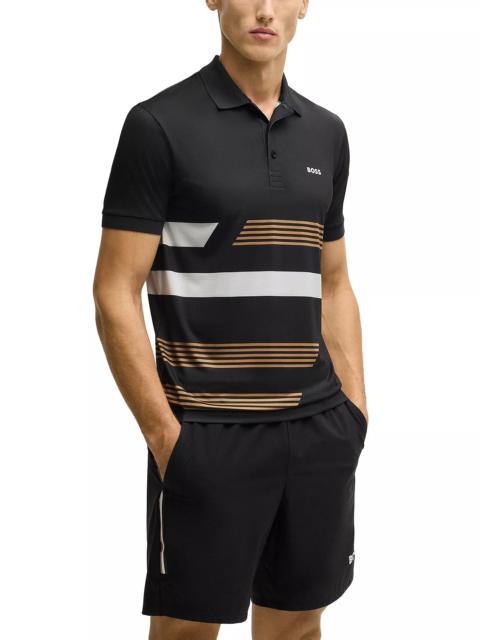 BOSS Paddy Tape Print Polo