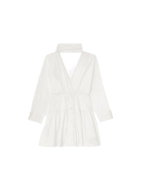 GANNI Ganni White Dresses - Day Dresses Women