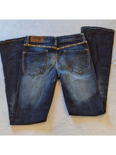 Other Designers Christian Audigier Studded Denim Jeans 29x34
