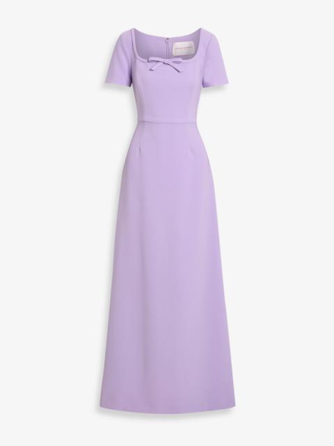 CAROLINA HERRERA Bow-detailed crepe gown