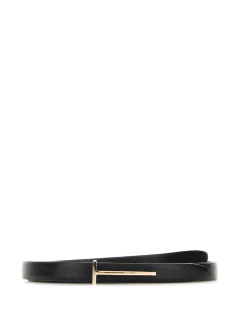 TOM FORD Tom Ford Women Black Leather Belt