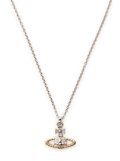 Vivienne Westwood Vivienne Westwood Mayfair Bas Relief Two-toned Rhodium-plated Necklace