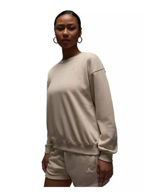 Jordan Women's Brooklyn French Terry Fleece Crew-Neck Sweatshirt