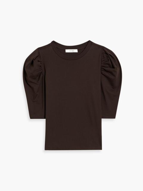 FRAME The Drape cotton-jersey T-shirt