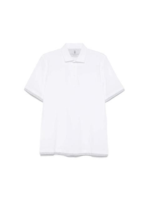 Brunello Cucinelli Brunello Cucinelli White Polo Shirts Men