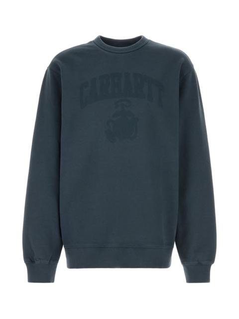 Carhartt Blue cotton Faded Pond Corps Sweat