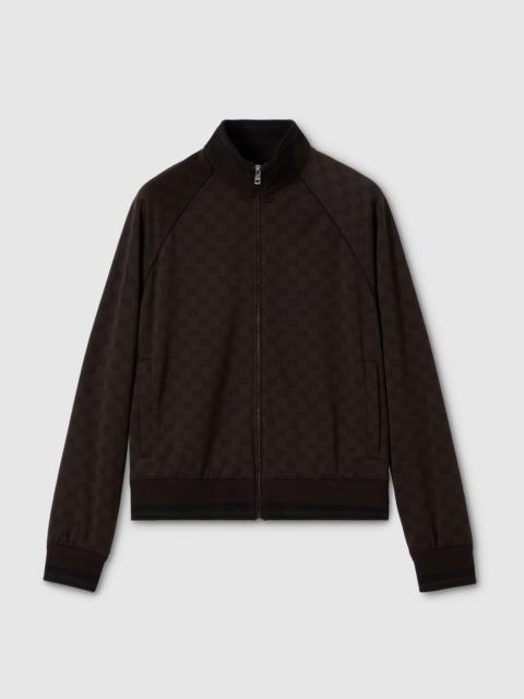 GUCCI GG jersey jacquard zip jacket
