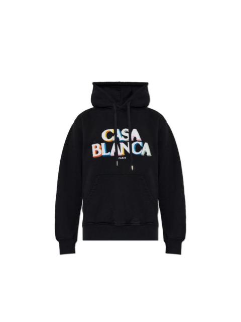 CASABLANCA CASABLANCA Black Hoodie New & Authentic (Men's size:XS;)