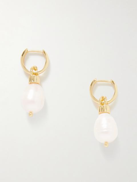 ROXANNE ASSOULIN Gold-tone Pearl Earrings