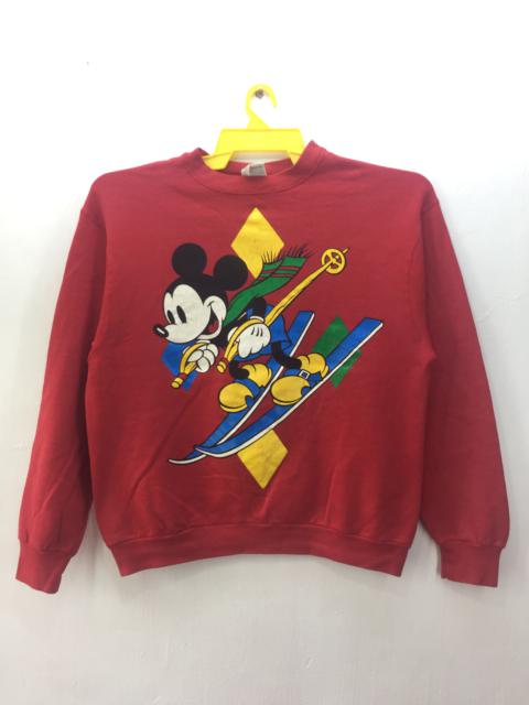 Other Designers Vintage - VINTAGE MICKEY MOUSE SNOWBOARD BIG LOGO SWEATSHIRT