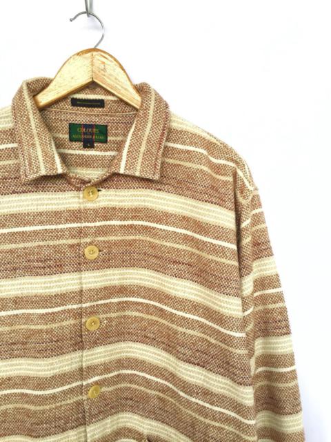 Other Designers Alexander Julian Jail Striped Worker Oversized Button Jacket