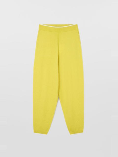 SUNNEI KNIT ELASTIC PANTS / chartreuse