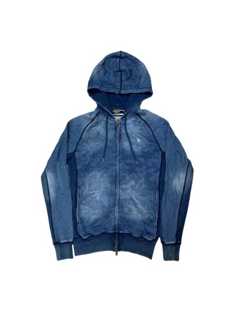 Other Designers Japanese Brand - 1PIU1UGUALE3 Relax Indigo Hoodie