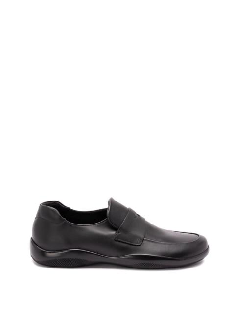 Prada Prada Men `Toblach` Leather Loafers