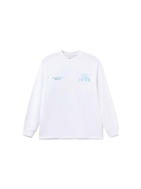Li-Ning Li-Ning The Power Of The Nature Graphic Long Sleeve T-shirt 'White' AHSRB97-3