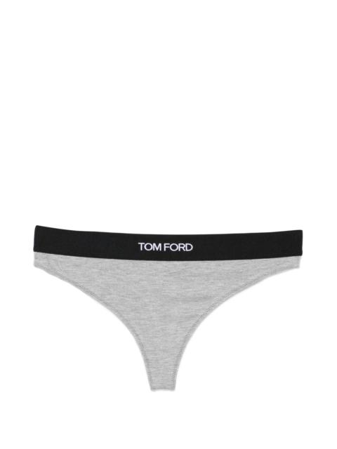 TOM FORD logo-waistband thong