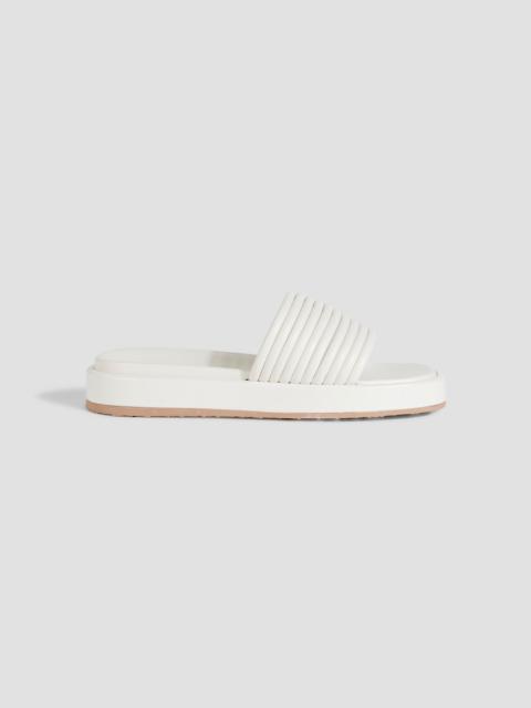 Gianvito Rossi Quilted leather slides