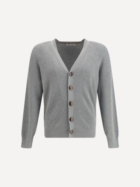 Brunello Cucinelli Ribbed Cardigan