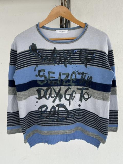 Other Designers Japanese Brand - Cest Moijeu Femme Knitwear Blue Sweat