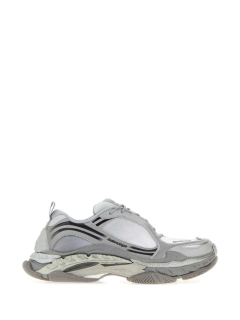 BALENCIAGA Balenciaga Men Grey Fabric And Rubber Triples.2 Sneakers