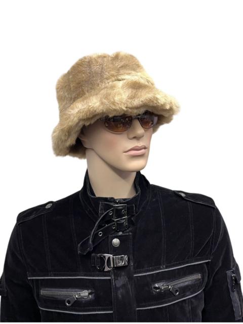 Other Designers Vintage - 🔥VERY RARE Custom Shearling Fur Bucket Hat