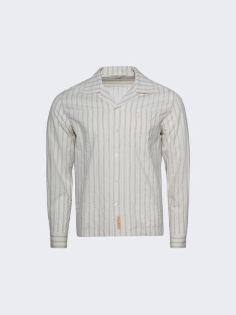 BODE Sail Shirt Off White And Lavender