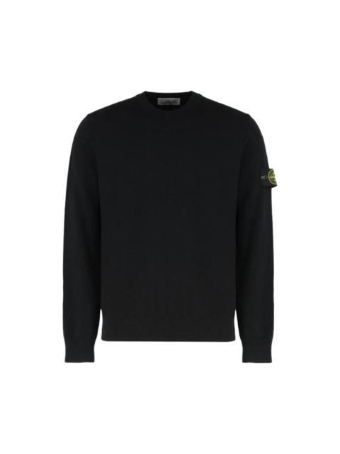 Stone Island Stone Island Stretch RWS Wool Knit Crewneck 'Black'