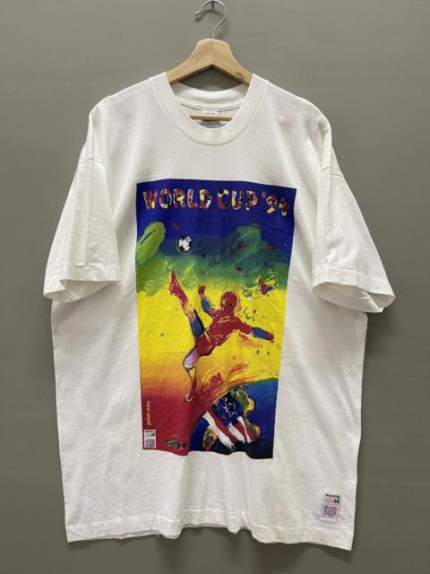 Other Designers Vintage Deadstock Peter Max Art USA World Cup 1994 Tshirt