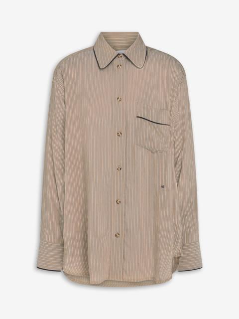 Victoria Beckham Striped woven shirt