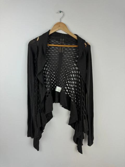 Rick Owens Rick Owens SS08 Creatch Perforated Knit Cardigan