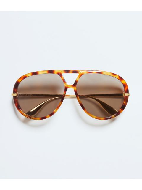 Bottega Veneta Bottega Veneta Classic Aviator Sunglasses