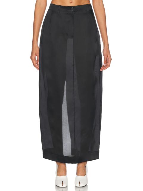 KHAITE Lucian Organza Skirt