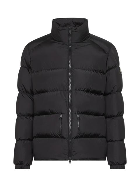 Moncler Black nylon Tuileries short down jacket