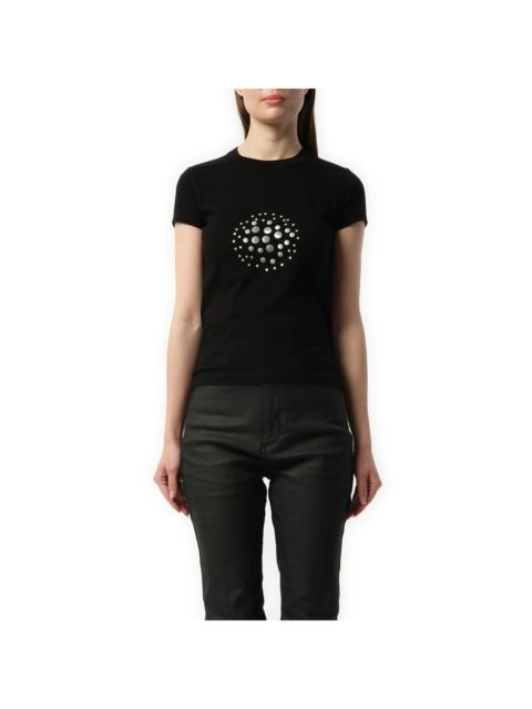Rick Owens Cropped Orb Level T-Shirt in Black