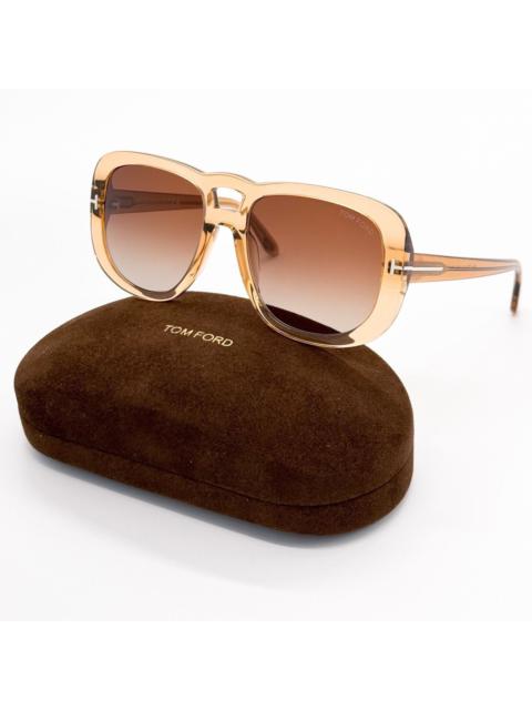 TOM FORD NEW TOM FORD BILIIE TF1012 45F WOMEN SUNGLASSES FT1012/S