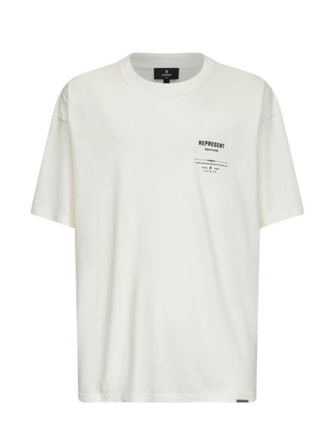 REPRESENT Aged white Revere Manor T-Shirt