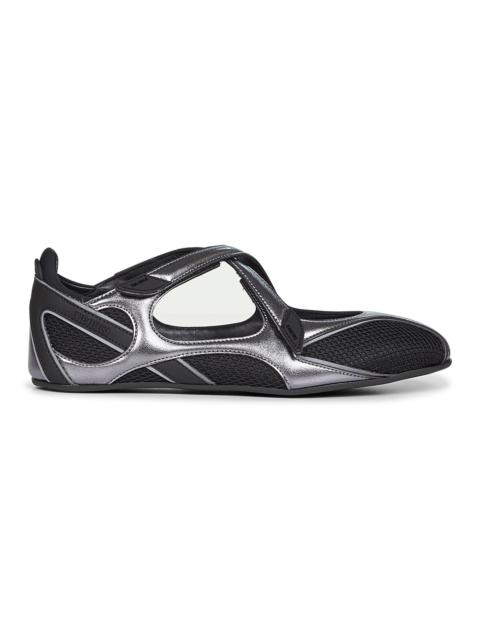 THE ATTICO Black "Floor 01" ballet flats