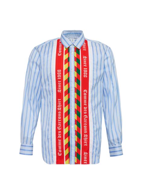 Comme des Garçons SHIRT Yarn Dyed Cotton Stripe Poplin Shirt