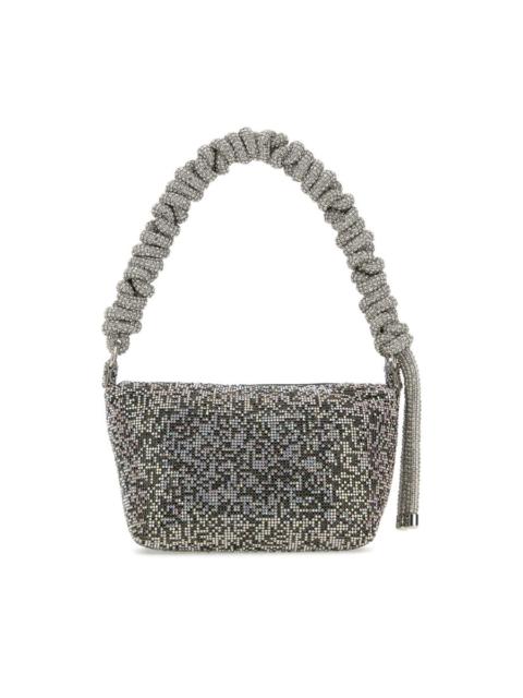 Other Designers Kara Black Rhinestones Handbag