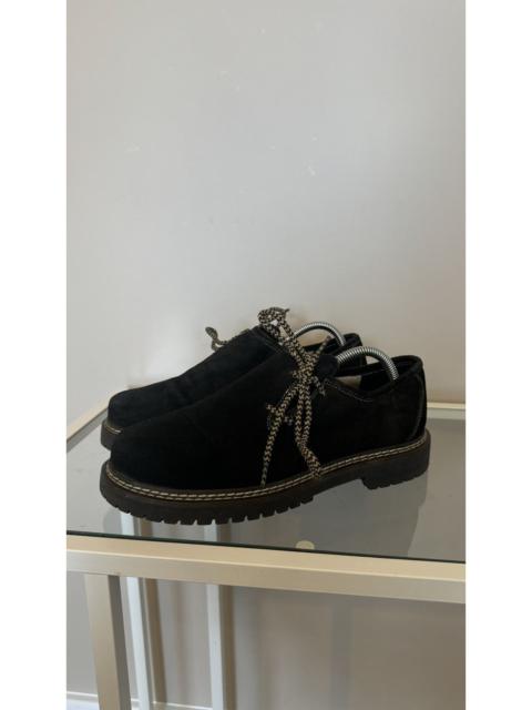 Vintage Almsach cynthia suede classic brown leather