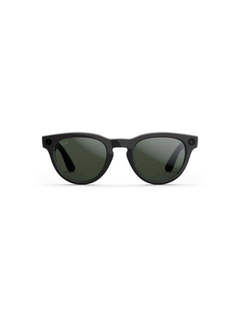 Ray-Ban Ray-Ban Meta Headliner (Gen 2) Shiny Black Transitions® Graphite Green Lenses