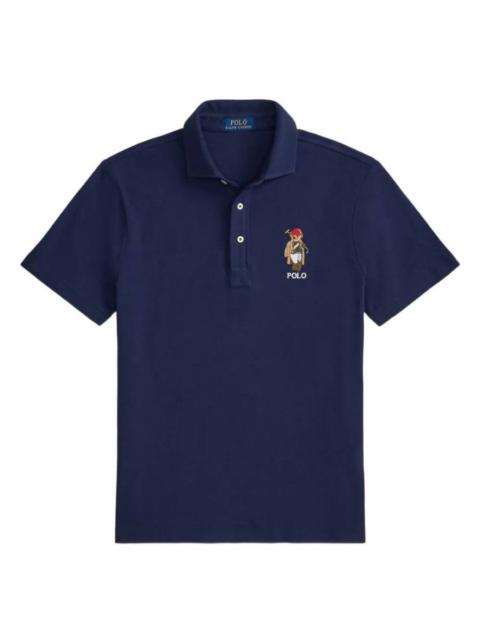 Polo Ralph Lauren Polo Ralph Lauren Custom Slim Fit Polo Bear Mesh Polo